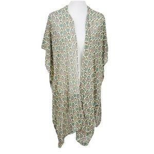 Serra Aztec Print Drape Style Wrap‎  cardigan Scarf